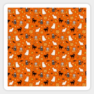 Halloween Cats Sticker